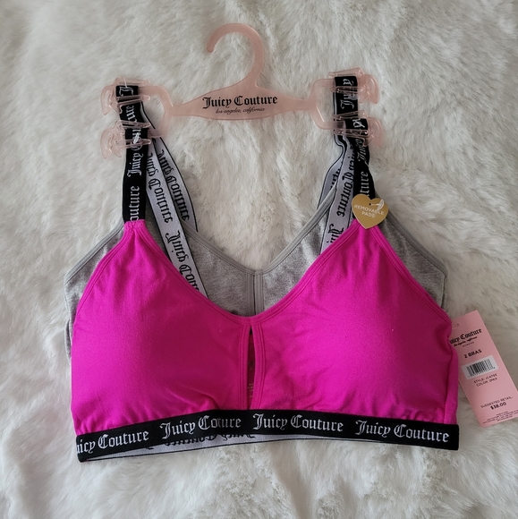 Juicy Couture Other - 💞JUICY COUTURE BRAND NEW 2-PACK BRALETTE SIZE M